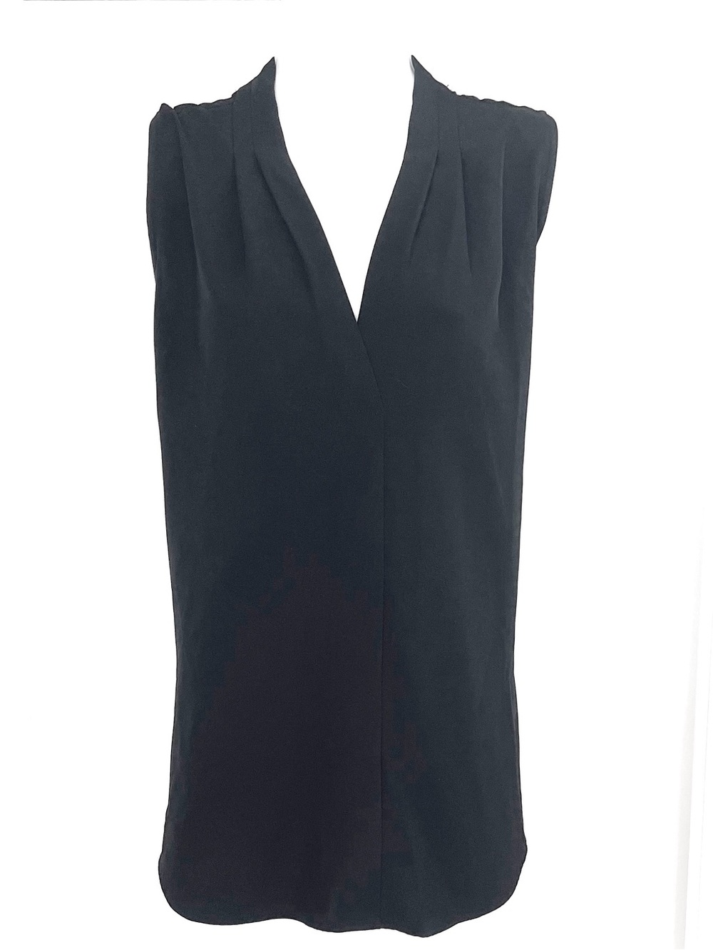 Calvin Klein Sleeveless Black V-Neck Women’s Top! - Picture 4 of 5